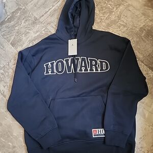 Jordan x Howard University Bisons Pullover Hoodie Men's Sweatshirt Navy